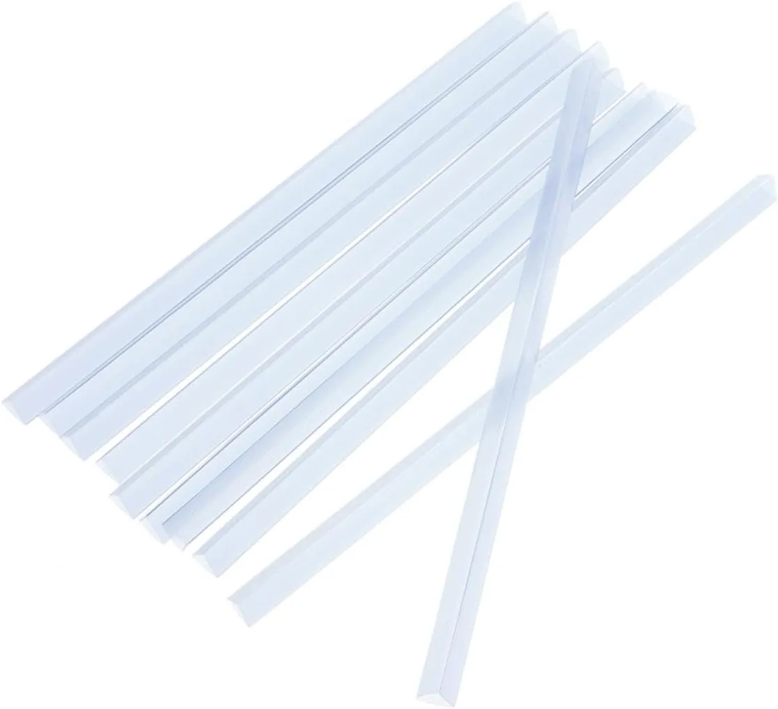 10Pcs Slide Binders Plastic Loose Leaf Binder Clips with Sliding Bar for Documents for School and Office Organization