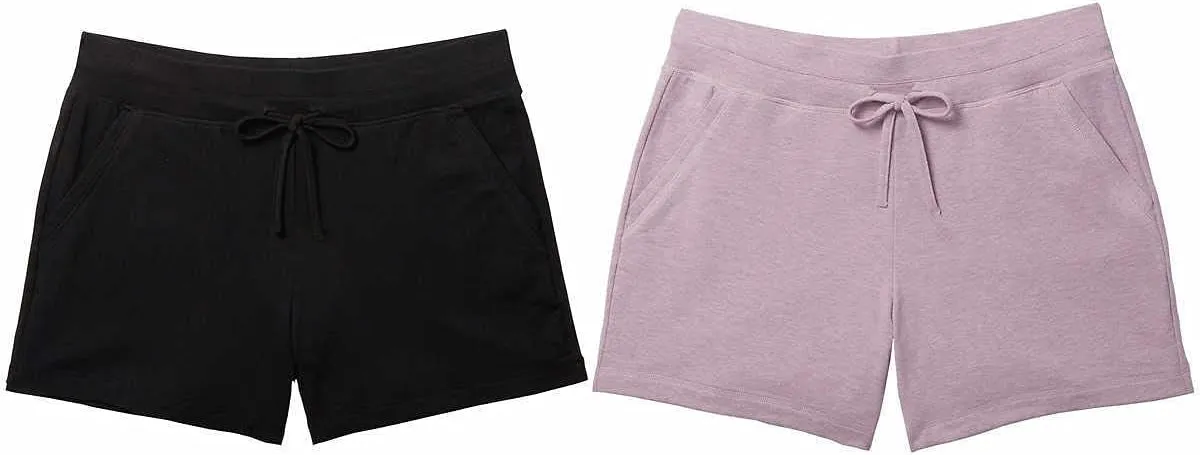 32 Degrees Cool Womens 2-Pack Pull On Short