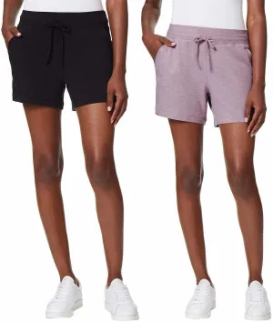 32 Degrees Cool Womens 2-Pack Pull On Short