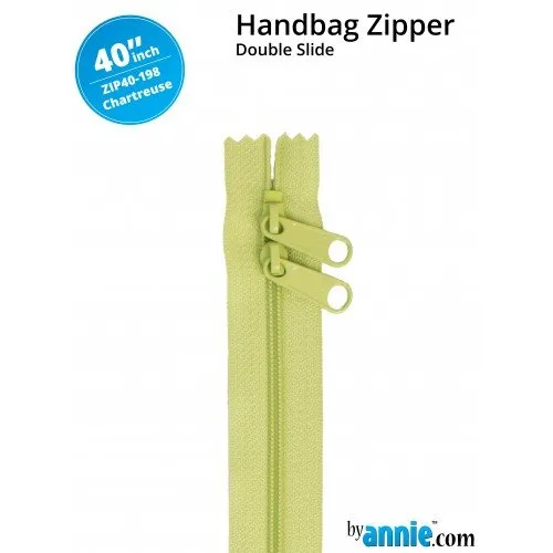 40 Inch Double Slide Handbag Zipper byAnnie