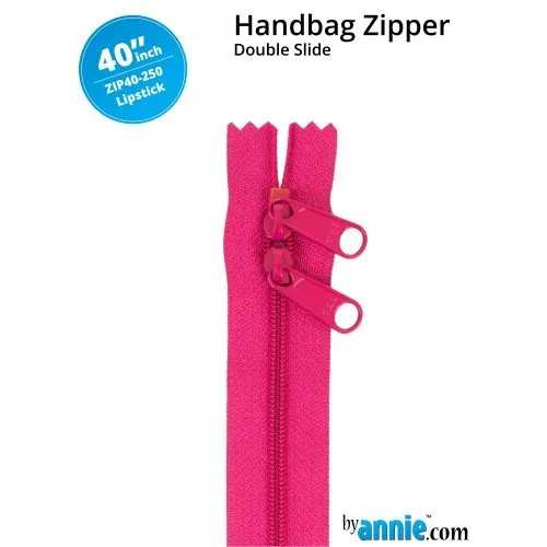 40 Inch Double Slide Handbag Zipper byAnnie