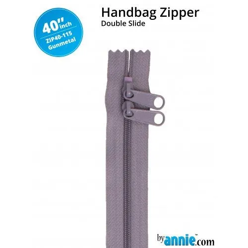 40 Inch Double Slide Handbag Zipper byAnnie