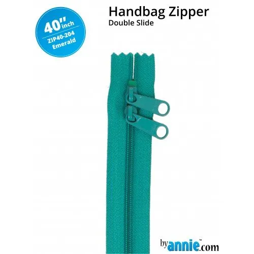 40 Inch Double Slide Handbag Zipper byAnnie