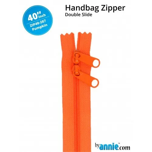 40 Inch Double Slide Handbag Zipper byAnnie