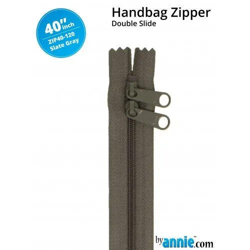 40 Inch Double Slide Handbag Zipper byAnnie