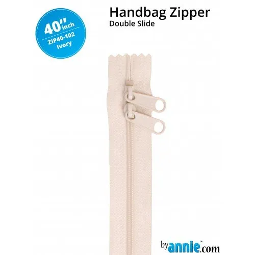 40 Inch Double Slide Handbag Zipper byAnnie