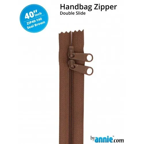 40 Inch Double Slide Handbag Zipper byAnnie