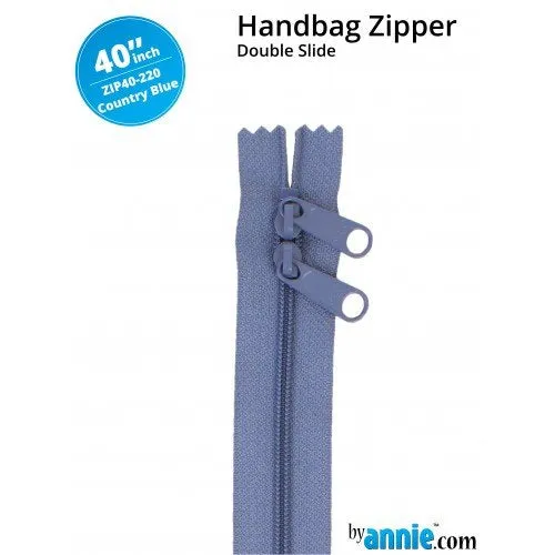40 Inch Double Slide Handbag Zipper byAnnie