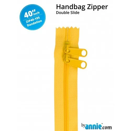 40 Inch Double Slide Handbag Zipper byAnnie