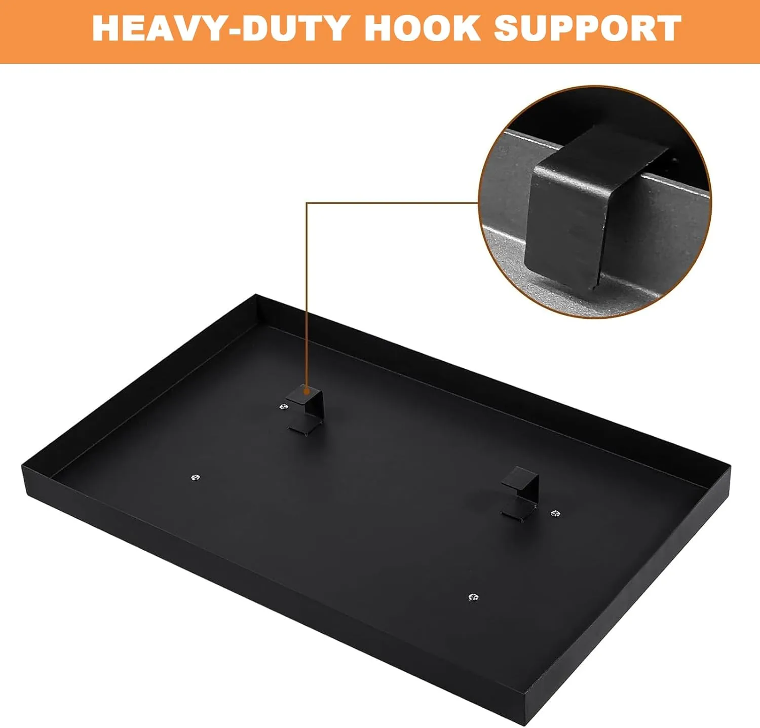 5003 Griddle Lid Cover, Hinged Lid for Blackstone Grill Lid Replacement, 28" Blackstone Griddle, Black Painted Metal