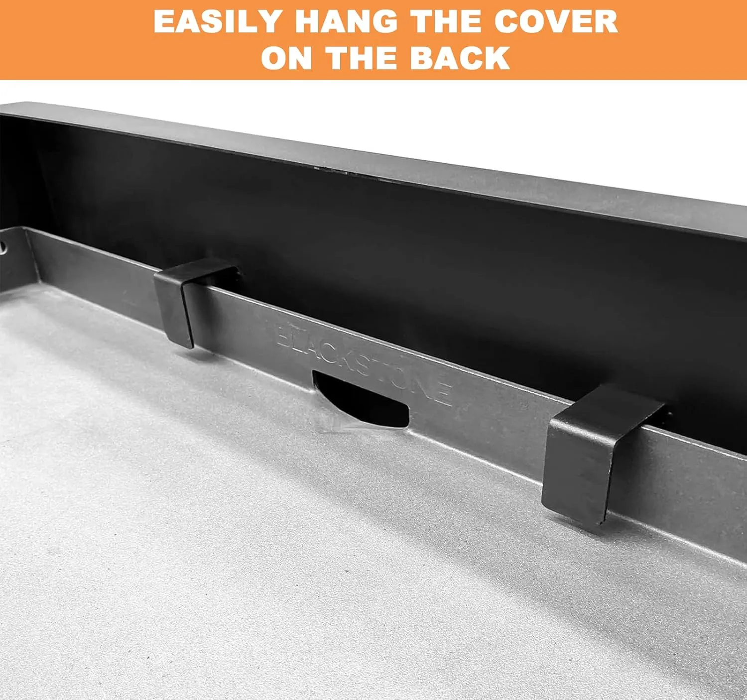 5003 Griddle Lid Cover, Hinged Lid for Blackstone Grill Lid Replacement, 28" Blackstone Griddle, Black Painted Metal