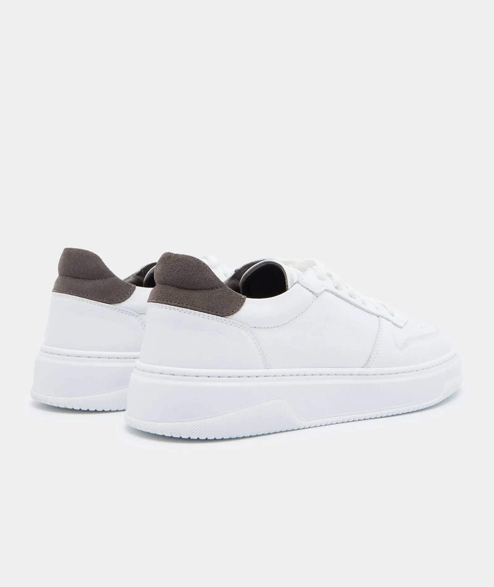 Ace Budget-friendly White/Elephant - Leather Quick offer