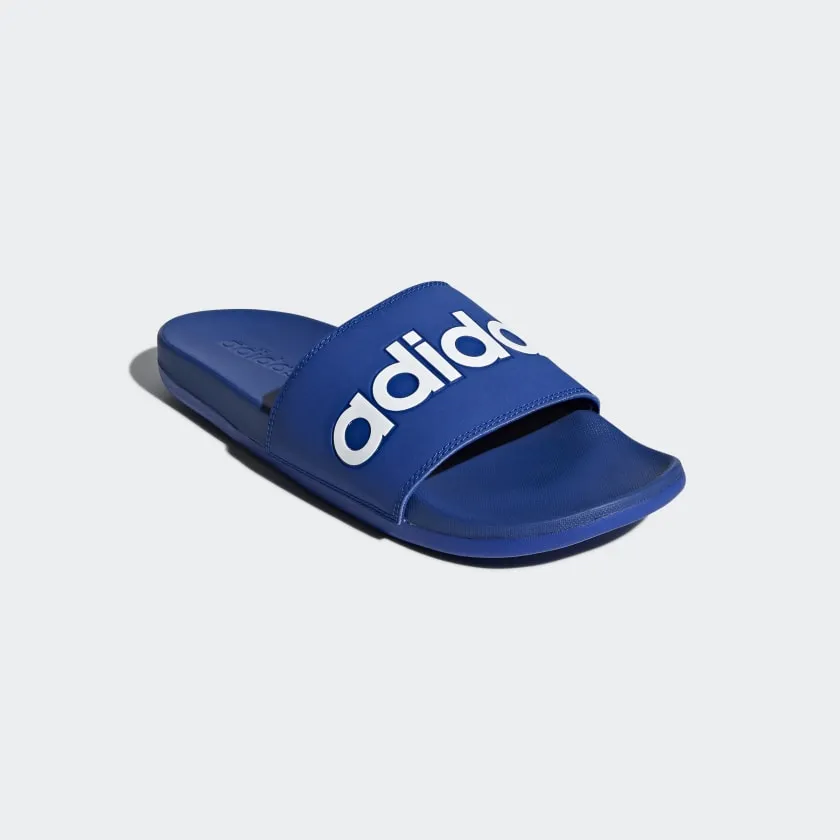 Adidas Mens Adilette Comfort Slide - Royal/White