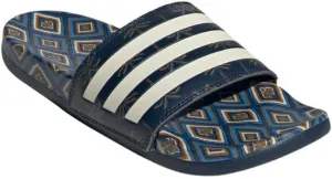 adidas Women's Adilette Comfort Slide Sandal, Night Indigo/Cream White/Night Indigo, 7