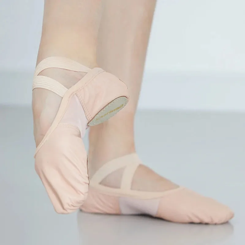 Adult Advanced Ballet Shoes - Leather Sole, Soft Split Bottom, Original Dance Slippers No. 305lco
