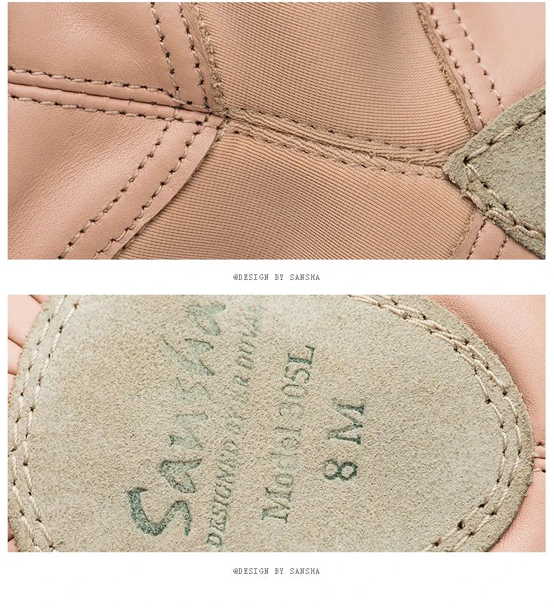 Adult Advanced Ballet Shoes - Leather Sole, Soft Split Bottom, Original Dance Slippers No. 305lco