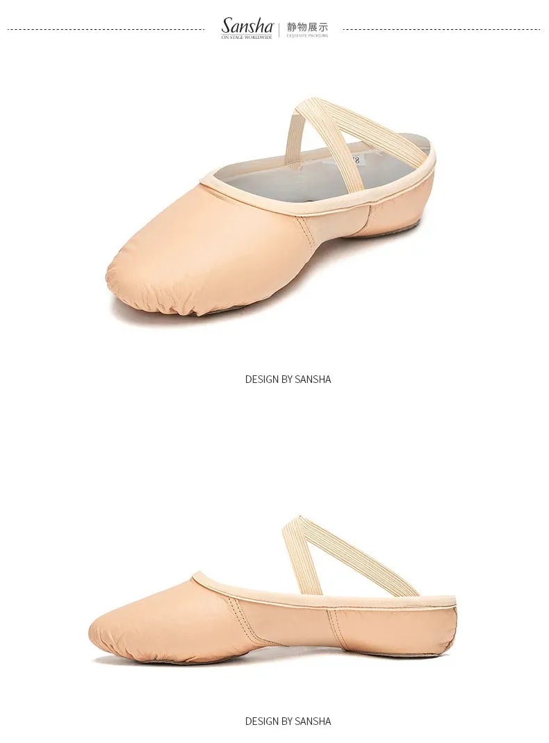 Adult Advanced Ballet Shoes - Leather Sole, Soft Split Bottom, Original Dance Slippers No. 305lco