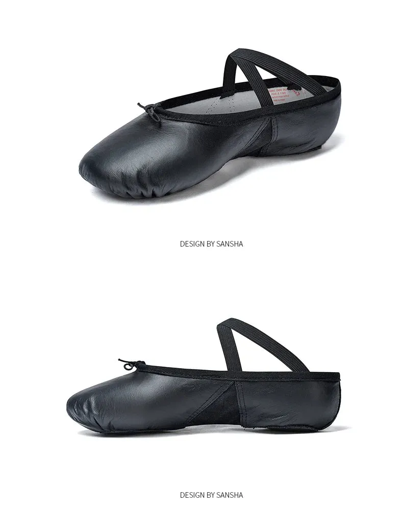 Adult Advanced Ballet Shoes - Leather Sole, Soft Split Bottom, Original Dance Slippers No. 305lco