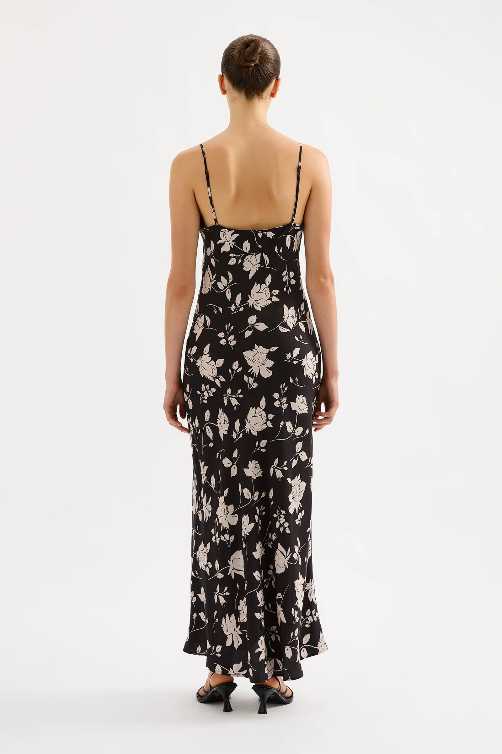 ALBA CUPRO MAXI DRESS