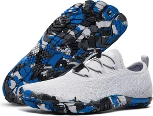ALEADER Barefoot Water Shoes Men Non Slip Swim Beach Shoes for Hiking Walking River