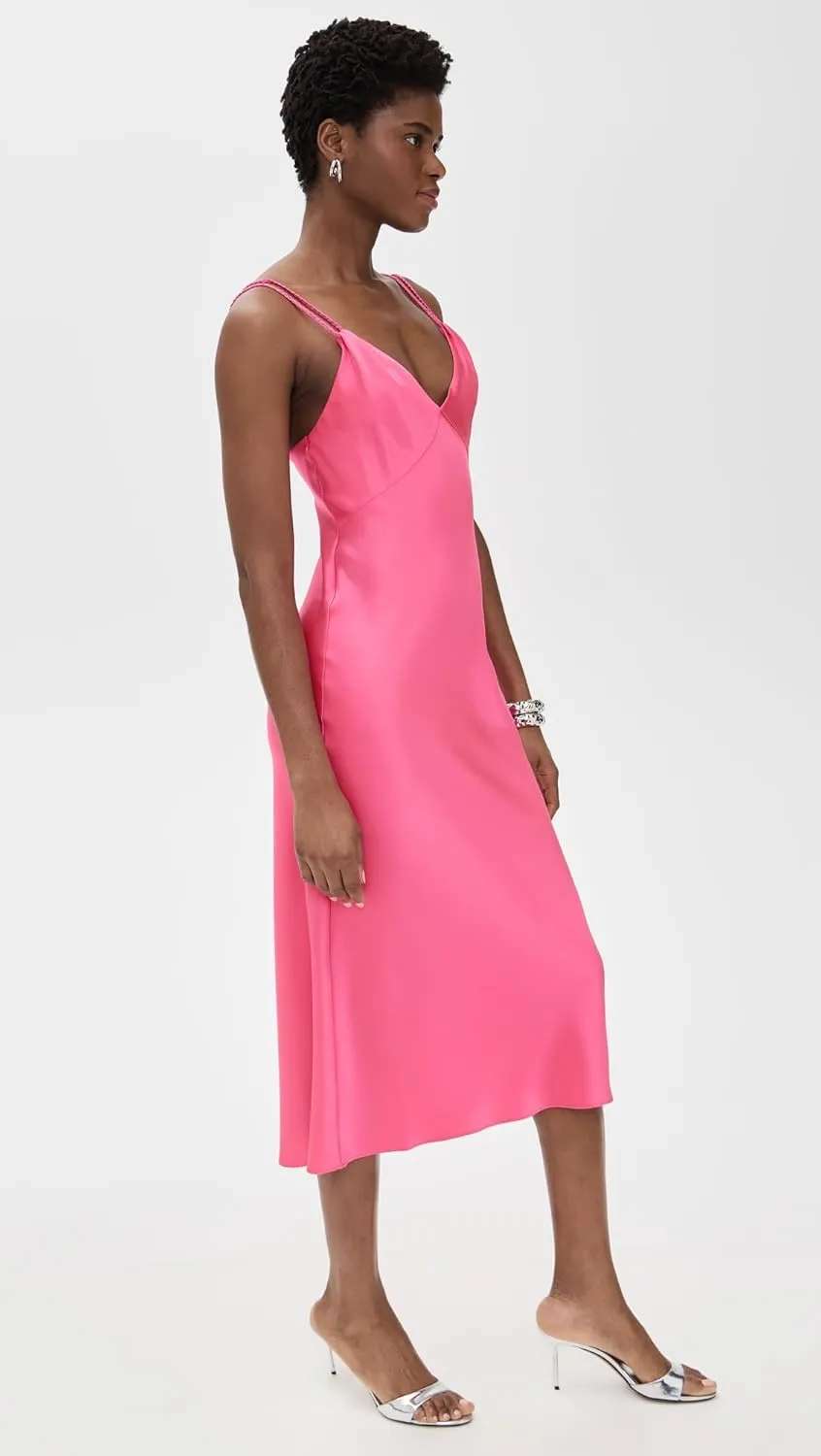 alice   olivia Women's Kiro V Neck Slip Dress