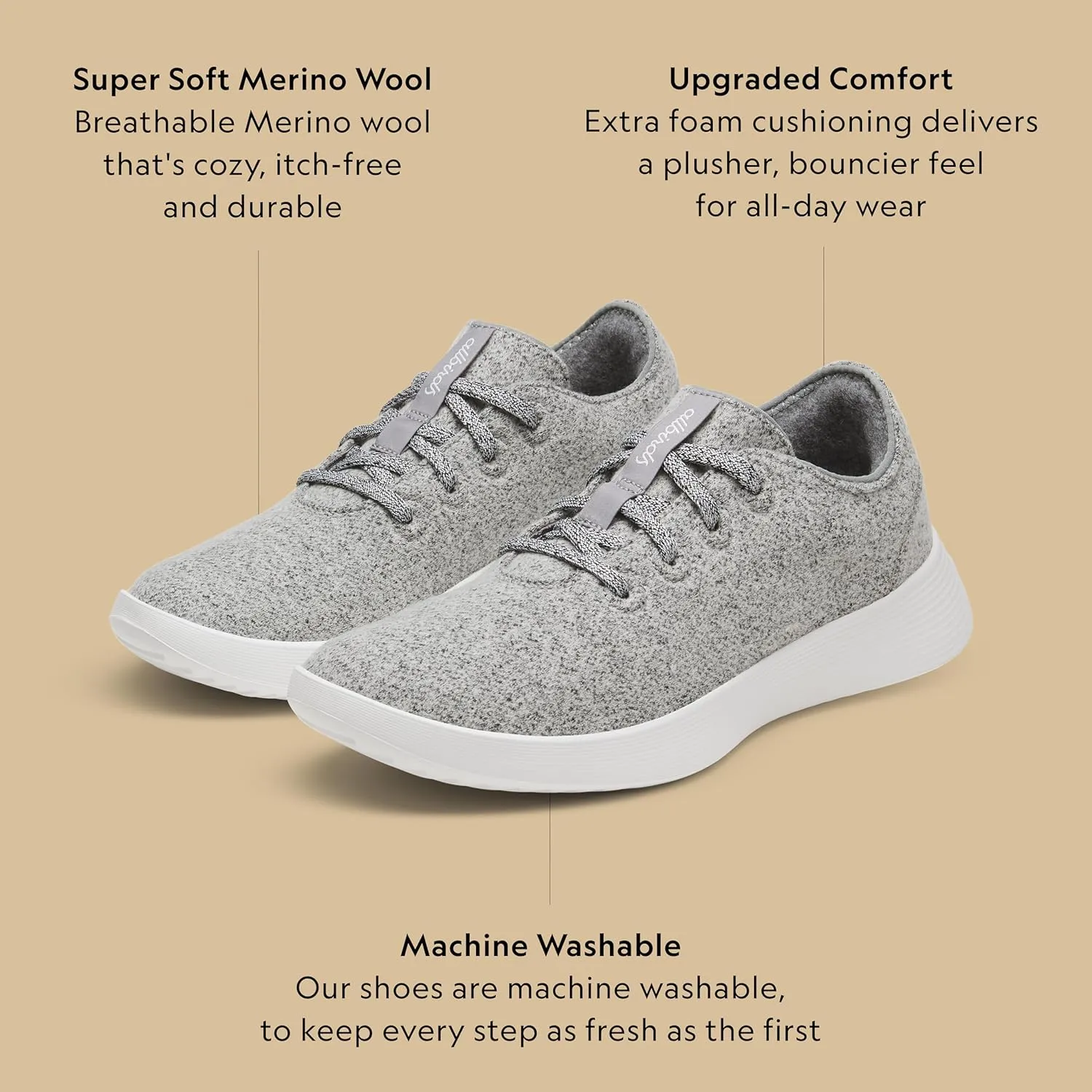 Allbirds Women's Wool Runner Go Sneaker