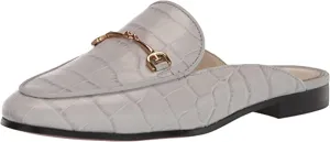 Almond Toe Pebble Flash pricing On Embellished Linnie Loafer Grey Mules Slip Sam Edelman Excellent reviews