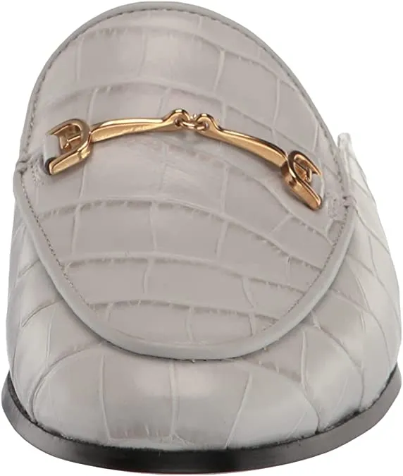 Almond Toe Pebble Flash pricing On Embellished Linnie Loafer Grey Mules Slip Sam Edelman Excellent reviews