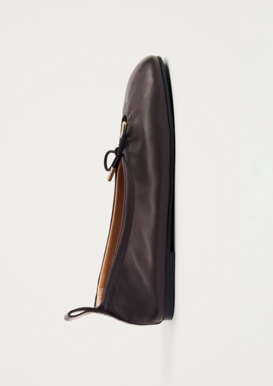 Alohas Rosalind Leather Ballet Flat - Brown