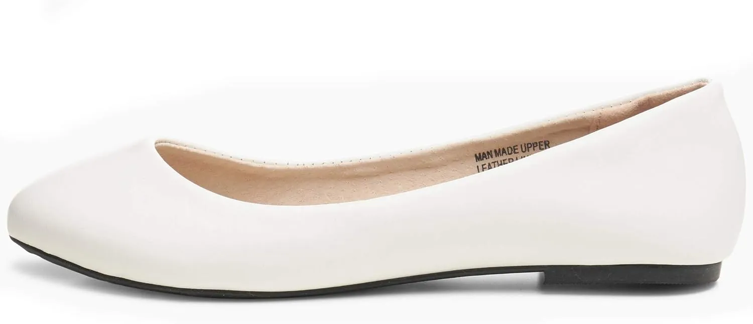 Alpine Swiss Womens Pierina Round Toe Ballet Flats