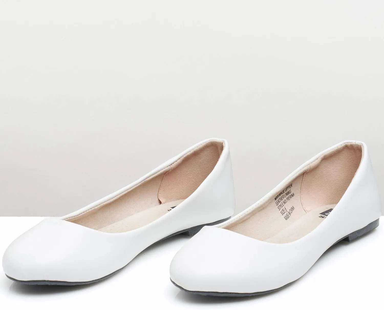 Alpine Swiss Womens Pierina Round Toe Ballet Flats