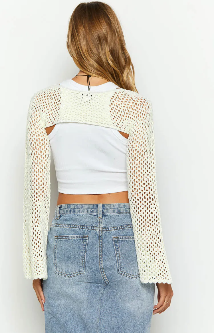 Amarlie Cream Shrug