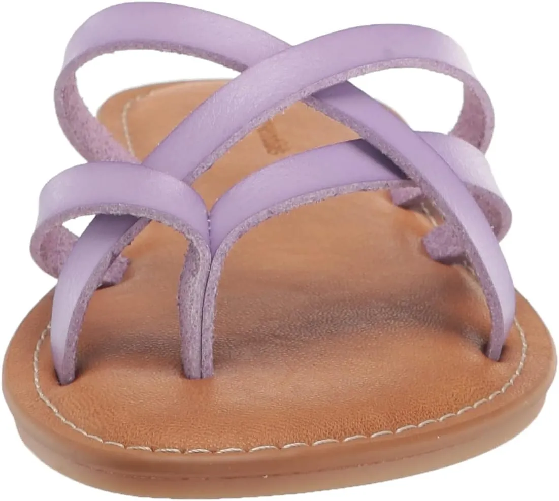 Amazon Essentials Women's Strappy Slide Flat Sandal