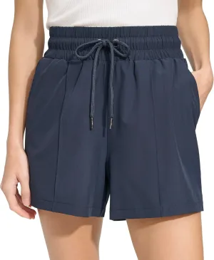 Andrew Marc Women's Pull on Relaxed Stretch Short