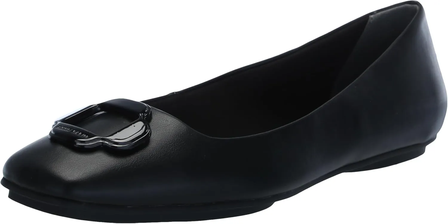 Anne Klein Womens Aggie Slip On Square Toe Loafers