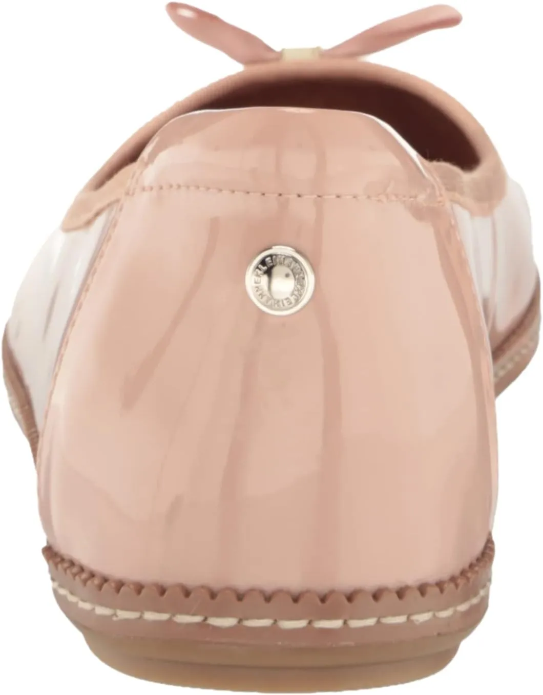 Anne Klein Womens Ember Faux Leather Round Toe Ballet Flats