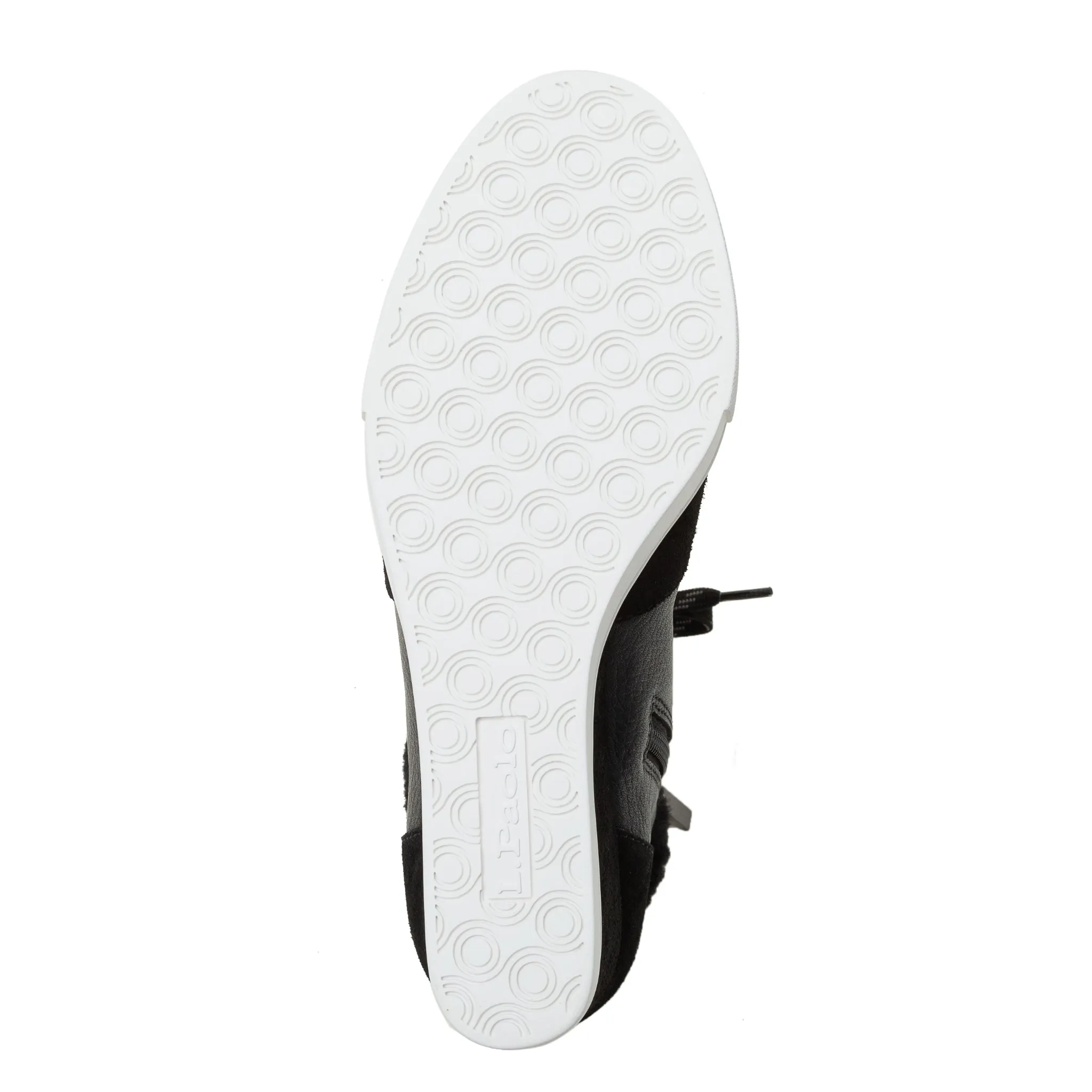 ARDEN | Faux Shearling Trimmed Wedge Sneakers