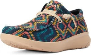 ARIAT Mens Hilo Stretch Lace Blue Aztec 10