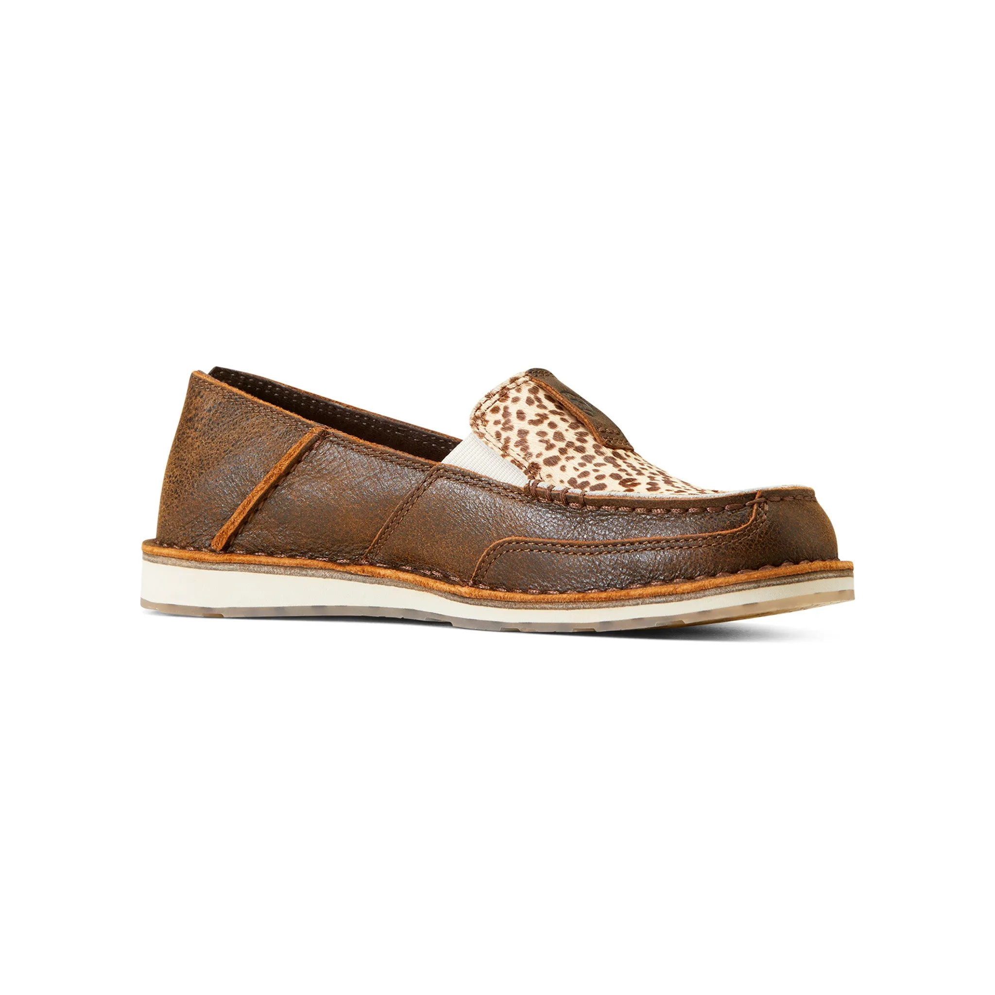 Ariat Women's Vintage Bomber Cheetah Hide Cruiser