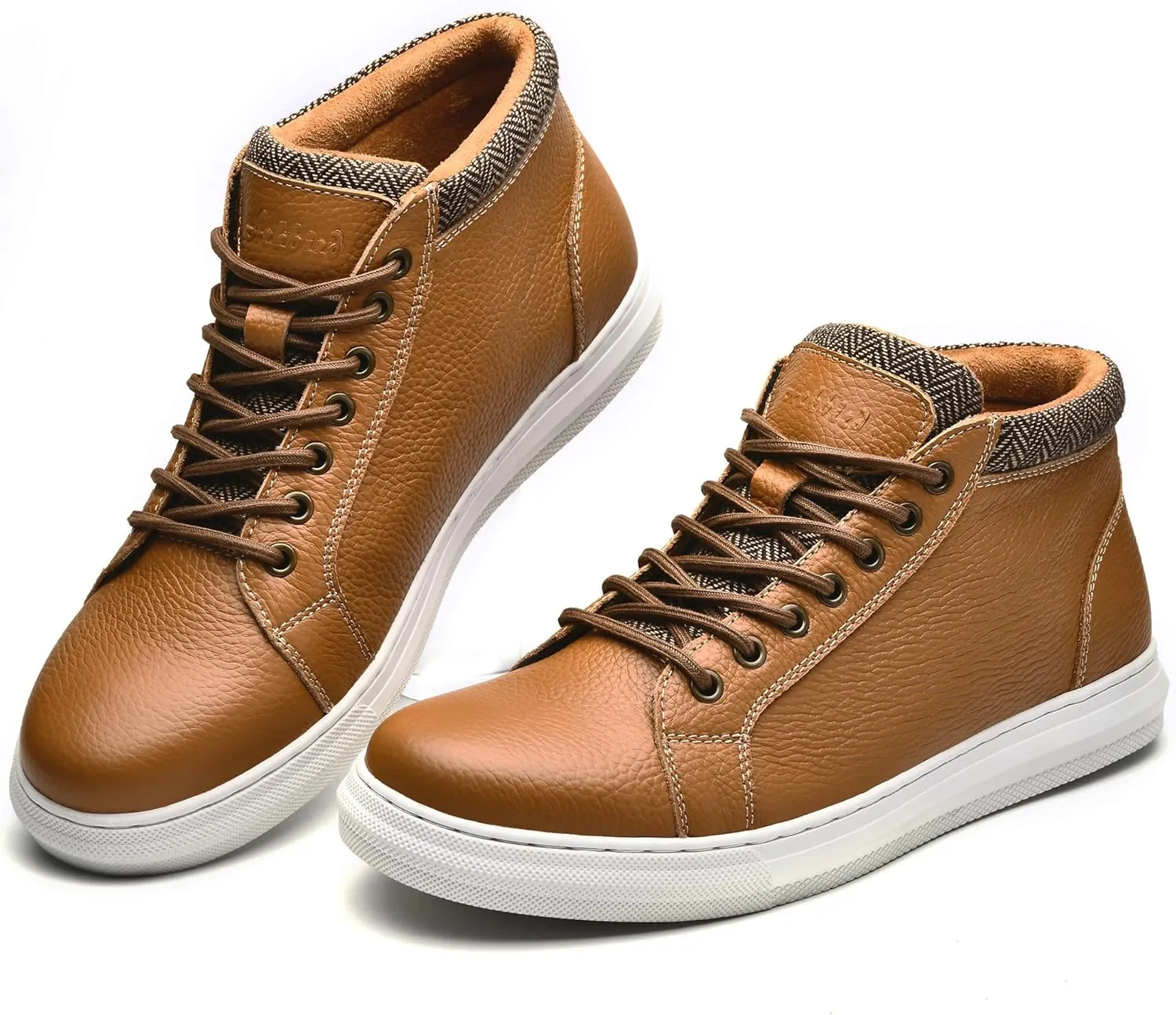 Arkbird Mens Leather Sneaker Fashion Classic Casual Chukka Ankle Boots for Men