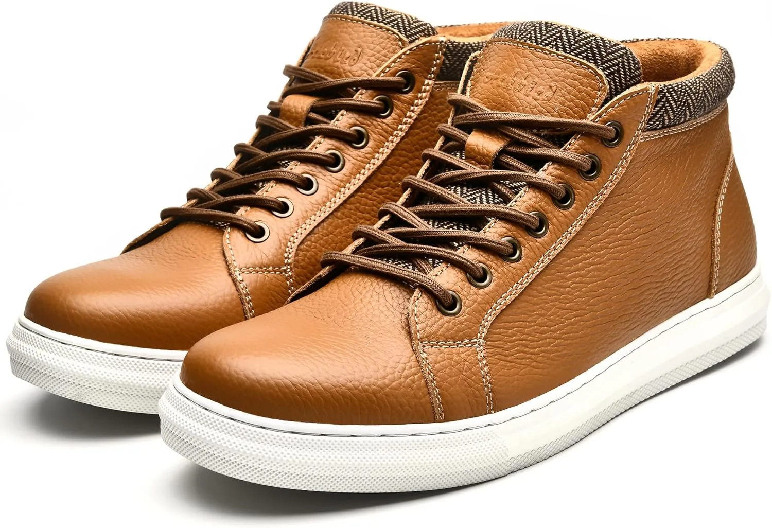 Arkbird Mens Leather Sneaker Fashion Classic Casual Chukka Ankle Boots for Men