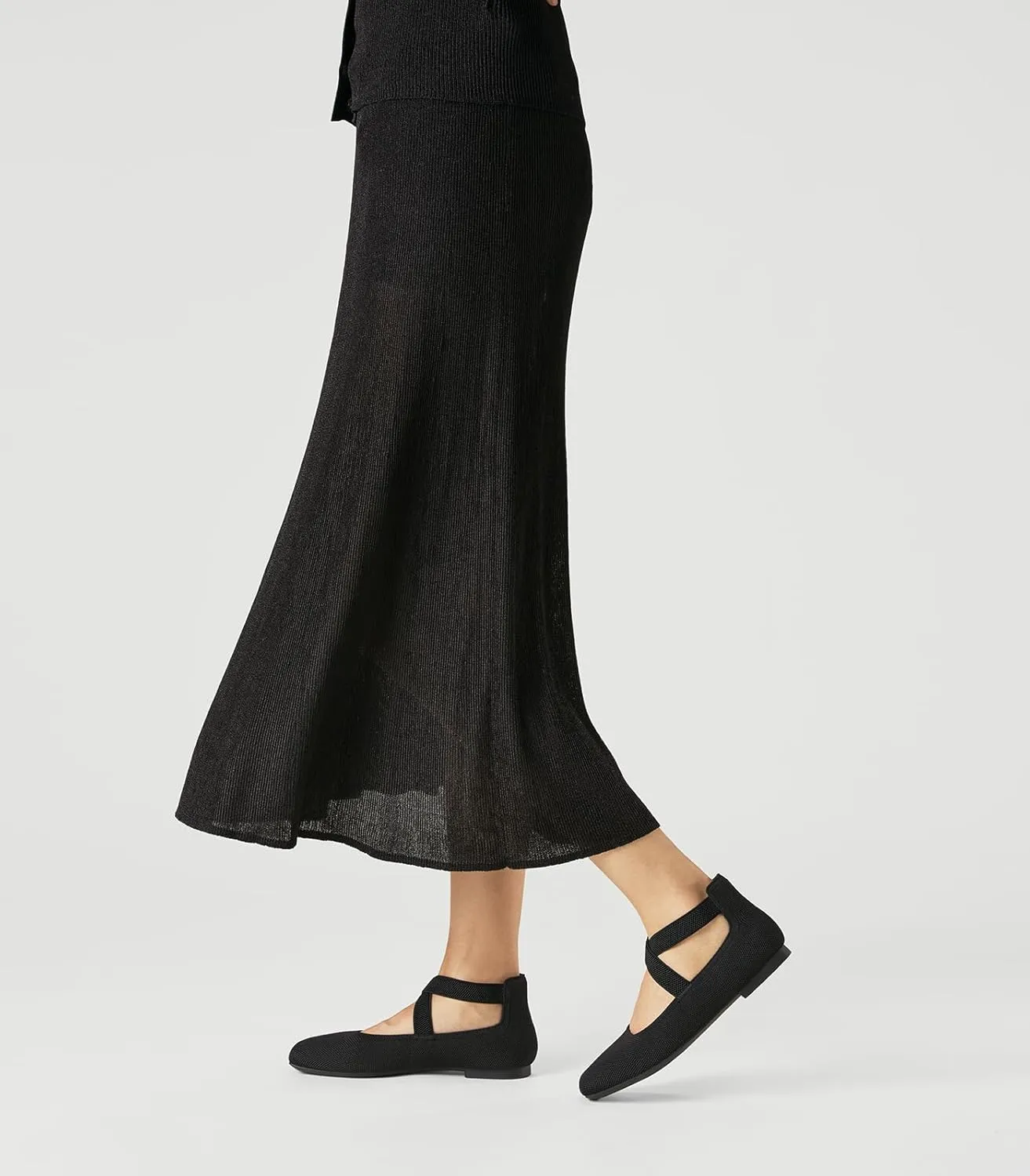 Arromic Flats for Women Round Toe Ballet Flats with Ankle Straps Ballerina Flat Shoes Women Dressy Comfortable for Work Wedding Office Casual