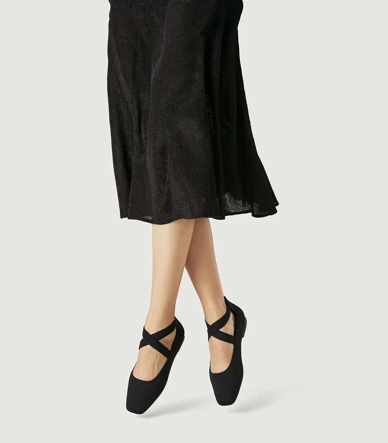 Arromic Flats for Women Round Toe Ballet Flats with Ankle Straps Ballerina Flat Shoes Women Dressy Comfortable for Work Wedding Office Casual