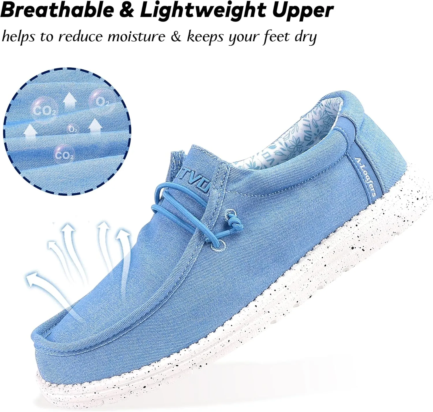 ASITVO Men's Wide Loafers & Slip-ons|Big Size Casual Slip on Walking Shoes|Width Toe Box