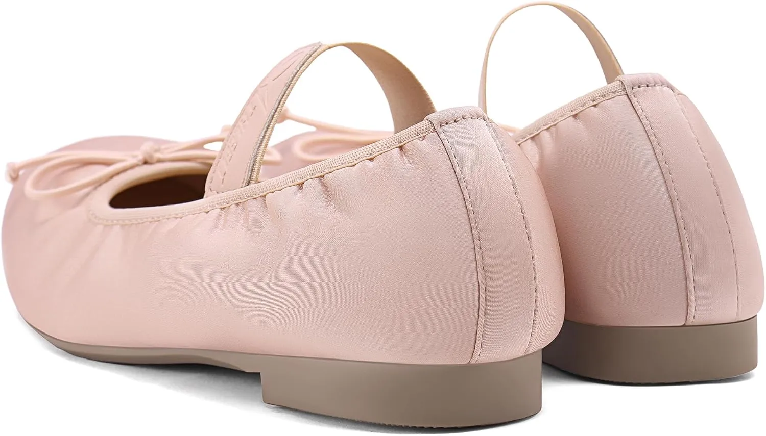 Athlefit Ballet Flats Shoes for Women Mary Jane Flats Bow Dressy Comfortable Round Toe Slip On Ballerina Flat Shoes