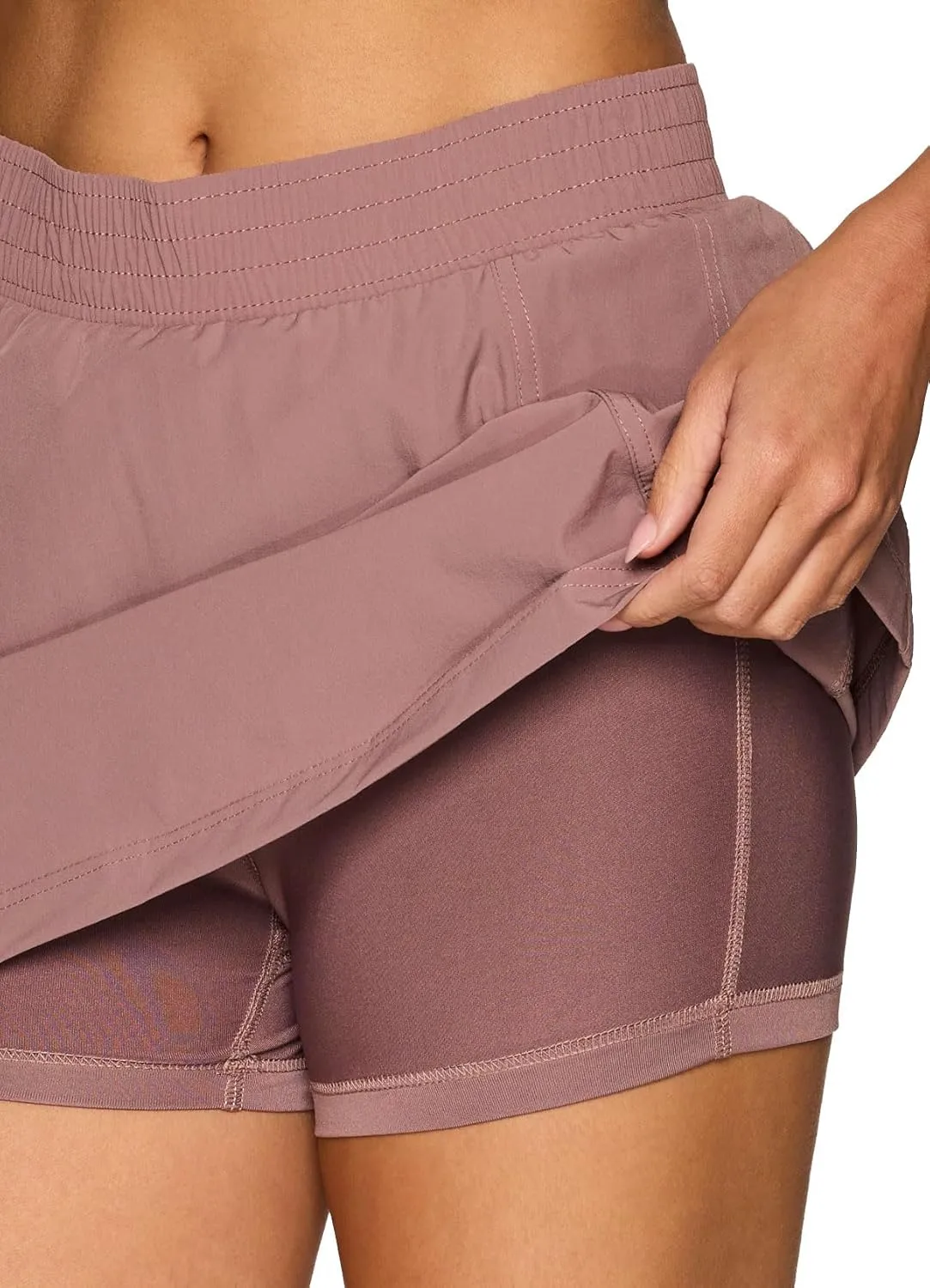 Avalanche Women's Cargo Hiking Skort, Quick Drying Crinkle Woven Tennis/Golf Skirt with Inner Liner Short