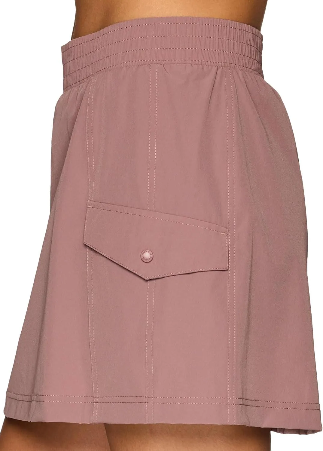 Avalanche Women's Cargo Hiking Skort, Quick Drying Crinkle Woven Tennis/Golf Skirt with Inner Liner Short