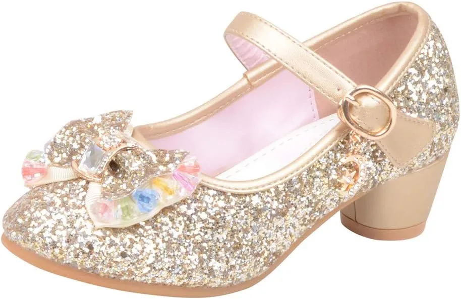 Baby Girls' Sandals Summer Bling Pearl Crystal Butterfly Princess Dance Dress Shoes Big/Little Kid Single Shoes