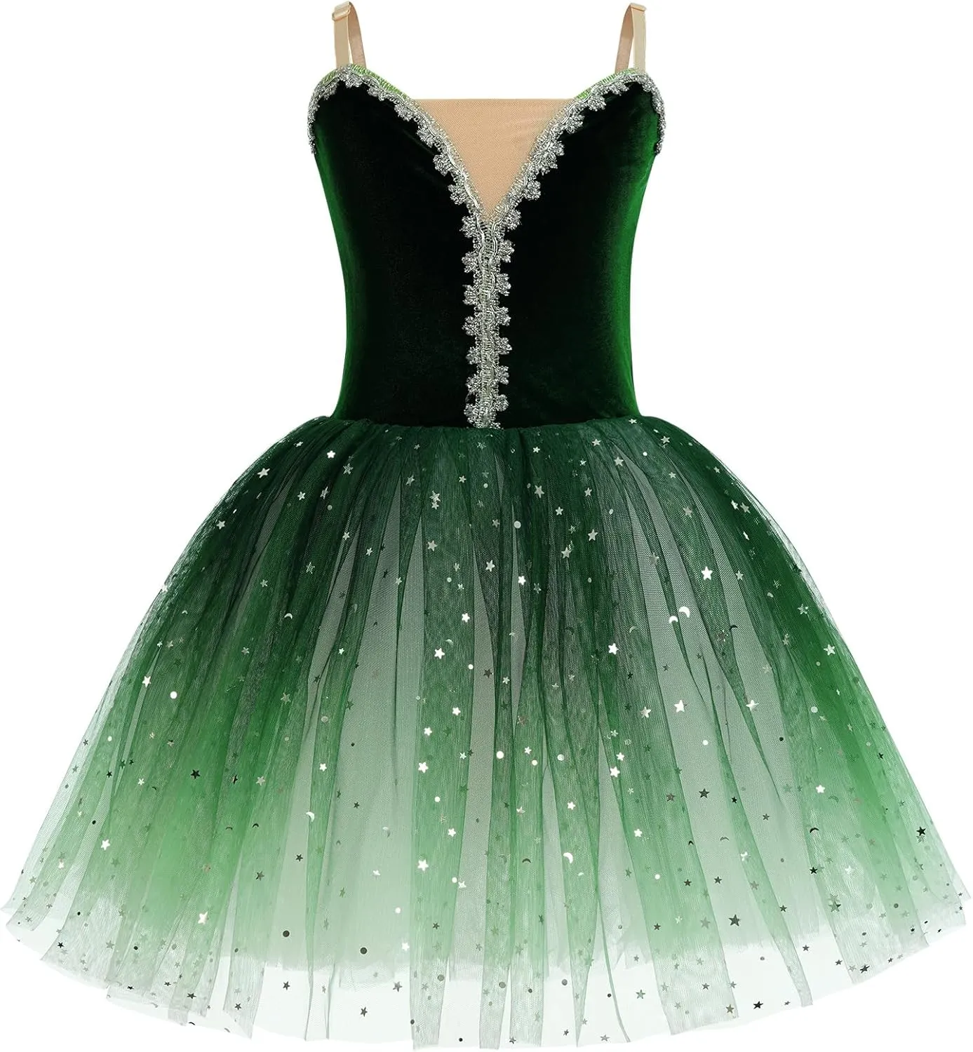 Ballerina Costume Toddler Dance Leotard Ballet Dress Camisole Bodysuit Maxi Tulle Tutu Dance Costume Kid Dancewear