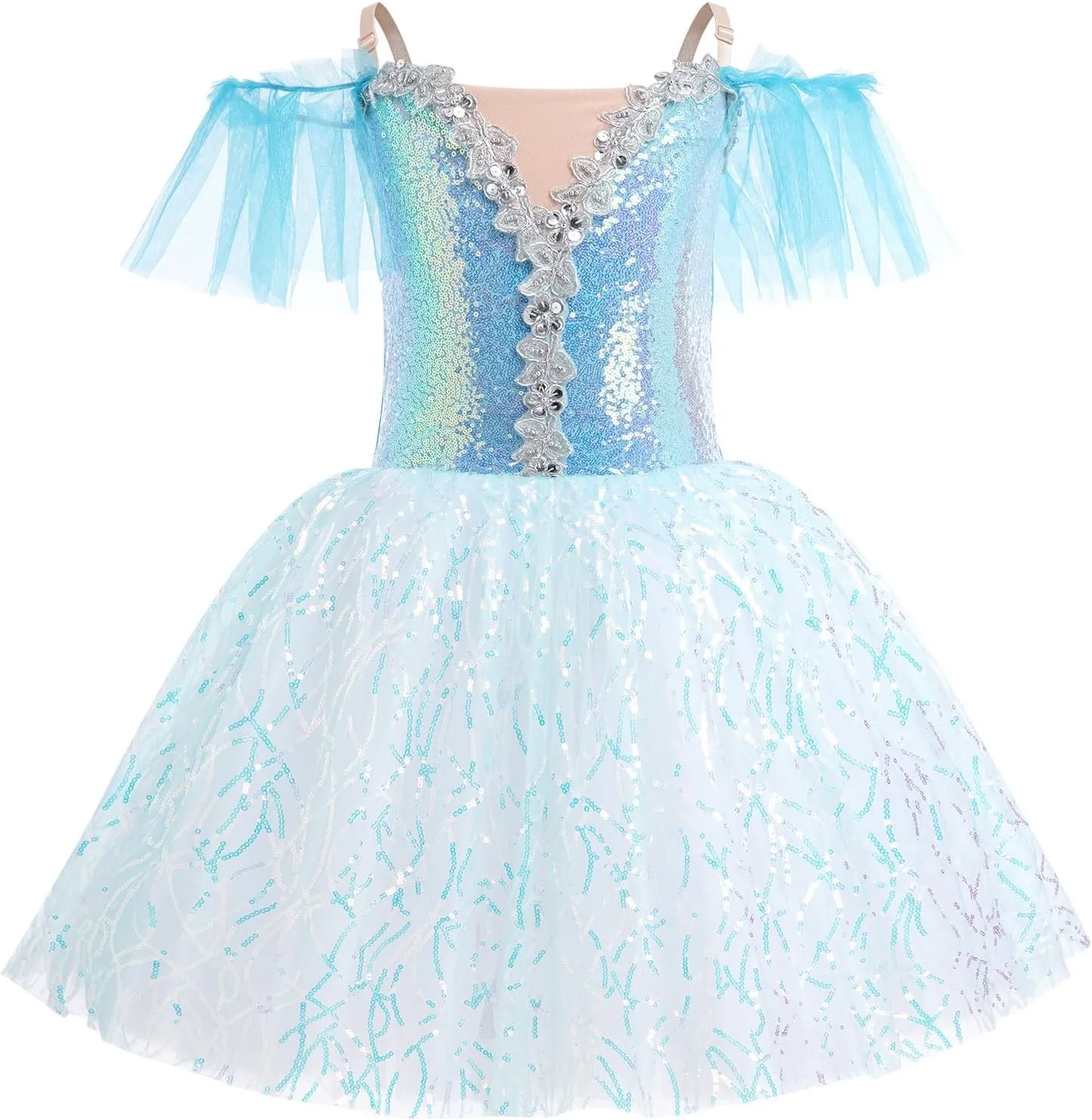 Ballerina Costume Toddler Dance Leotard Ballet Dress Camisole Bodysuit Maxi Tulle Tutu Dance Costume Kid Dancewear